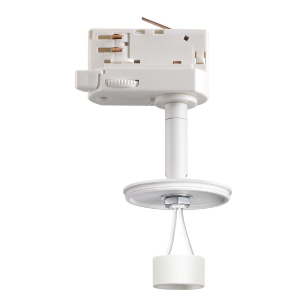 Треков.трехфазн.св-к без плафона (плафоны арт.370694-370711) GU10 UNITE белый NOVOTECH