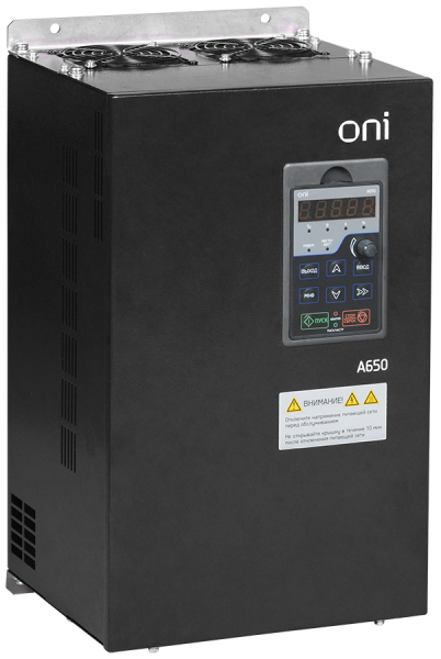 Преобразователь частоты A650 380В 3Ф 45кВт 91А ONI