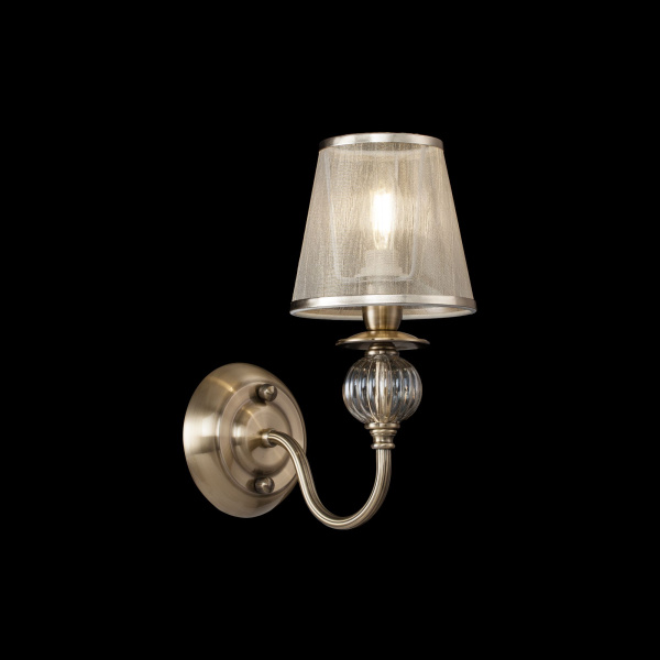 Настенный светильник (бра) 1*E14 40Вт Бронза Антик IP20 Inessa FR2685WL-01BZ Freya