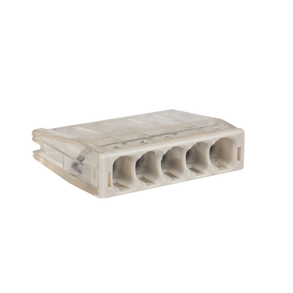 Строительно-монтажная клемма СМК 2273-245 (с пастой) 5 отверстий 0,5-2,5 мм2 блистер (5шт) PROxima EKF