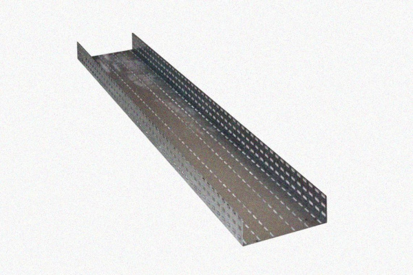 Лоток перфорированный ЛМ 300х80х3000 УТ1,5, оцинкованный лист S1,0
