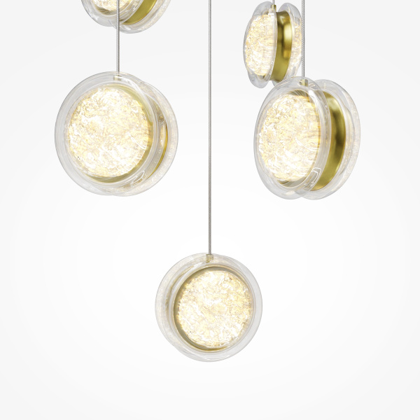 Подвесной светильник LED 39Вт Латунь IP20 Pharao MOD361PL-L41BS3K Maytoni