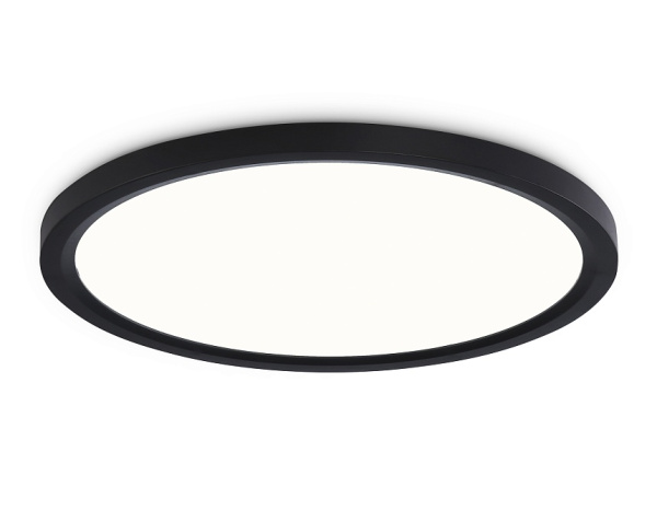 Светильник светодиодный черный IP54 44W 3000K-6500K CCT-переключатель D600*25 (Без ПДУ)