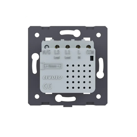 Сенсорный выключатель для штор ZigBee Module, цвет серый (механизм) Livolo