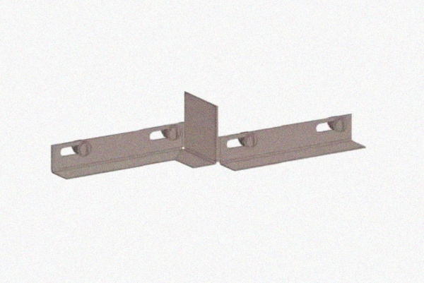 Соединитель-переходник замковый ПУгЛЗ 400х100 УХЛ1 (левый), горячее цинкование, S1,5