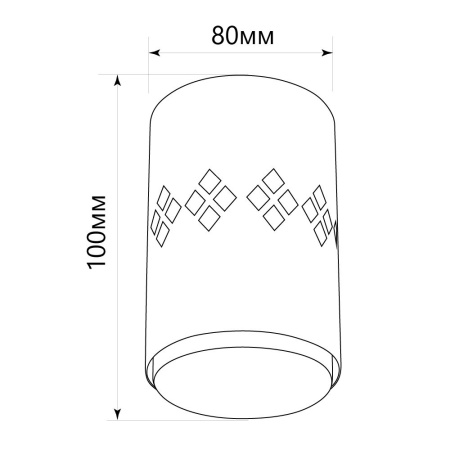 Светильник потолочный Feron HL351 12W, 230V, GX53 и подсветка 1W, 4000K, белый