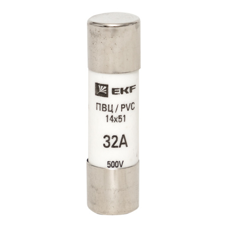 Плавкая вставка цилиндрическая ПВЦ (14х51) 32А PROxima EKF