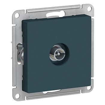 ATLASDESIGN Механизм розетки без лицевой панели СУ TV АНТЕННА коннектор . изумруд IP20 Schneider Electric