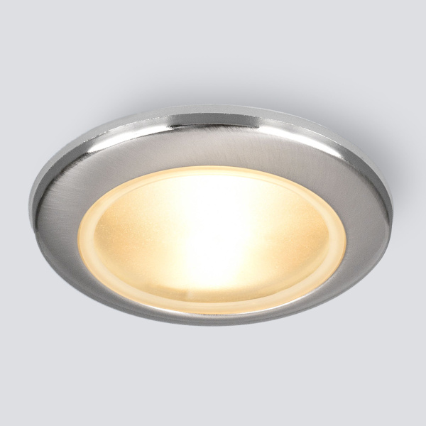 Влагозащищенный точечный светильник 1*G5.3 хром IP44 (a031495) Elektrostandard