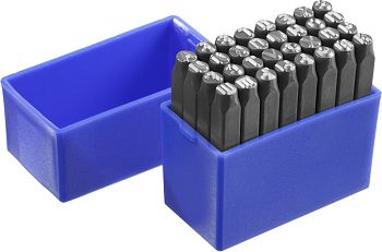 Клейма буквенные кириллица, шрифт 5мм ЗУБР