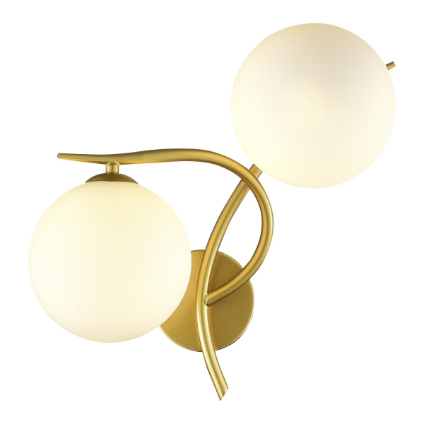 Бра Золотой/Белый G9 2*5Вт SLE2210-201-02 EVOLUCE