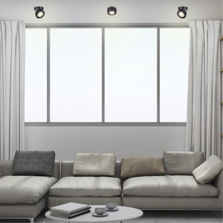 Накл.св-к IP20 LED 3000К 12W 220V GRODA черный NOVOTECH