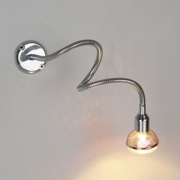 Настенный светильник с гибким корпусом 1*G5.3 хром IP20 (a023769) Elektrostandard