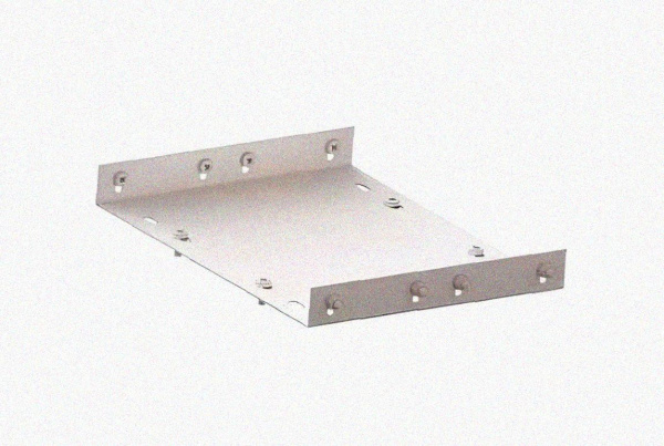 Соединитель лотковый замковый СЛЗ-100х65х1,0 УТ1,5, оцинкованный лист, S1,0