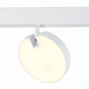 Магнитный трековый светильник белый LED 1*15Вт 3000К 760Lm Ra>80 120° IP20 L150xW28xH211 48В ST359.536.15 ST LUCE
