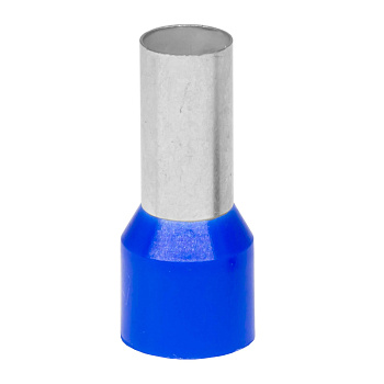 Наконечник-гильза с изол. фланцем для жилы сечением 50кв.мм, длина контактной части 16мм, синий DKC