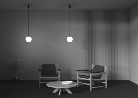 Подвесной светильник LED 5Вт Черно-белый IP20 Pendant P039PL-5W4K-20-B Technical Maytoni