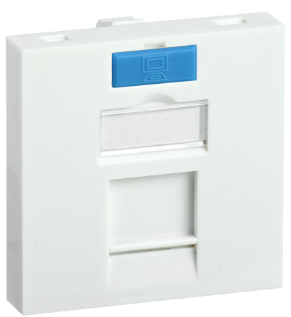 ITK Вставка 45х45мм для 1 модуля Keystone Jack с маркером