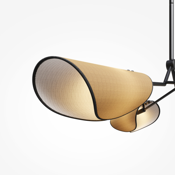 Подвесной светильник 4*G9 12Вт Черный IP20 Organic MOD225PL-04B Maytoni