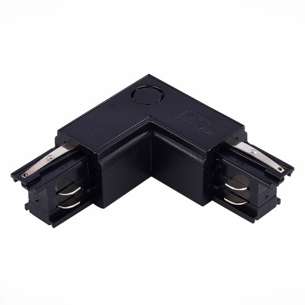 Угловой токоподвод левый для трехфазного шинопровода Черный ST030.409.15L ST LUCE