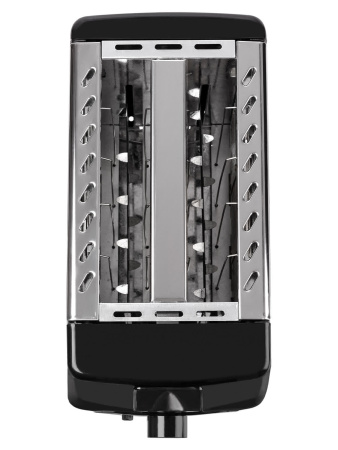 Тостер "Утро", 700 Вт, 2 тоста, нерж. сталь, черный, TDM