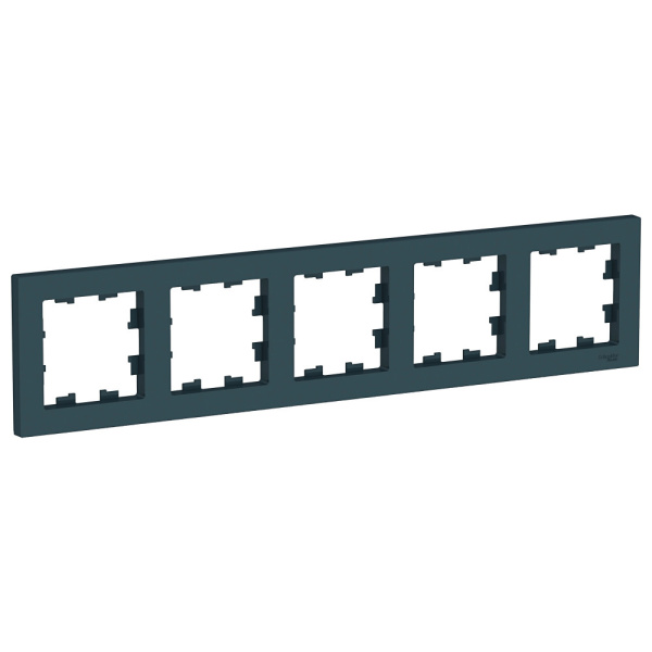 ATLASDESIGN 5-постовая РАМКА, универсальная, ИЗУМРУД Systeme Electric