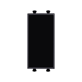 Заглушка модульная, "Avanti", "Черный квадрат", 1 модуль DKC