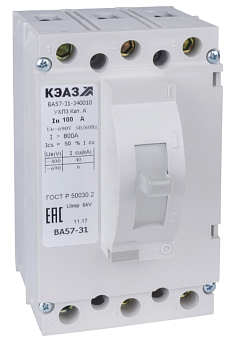Выключатель автоматический ВА57-31-340010-25А-400-690AC-УХЛ3 КЭАЗ