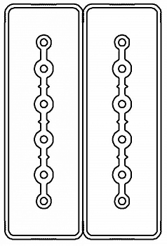 Секция прямая шинопровод 2+2 точек отвода L=3000мм Cu 6P+6P 40A DKC