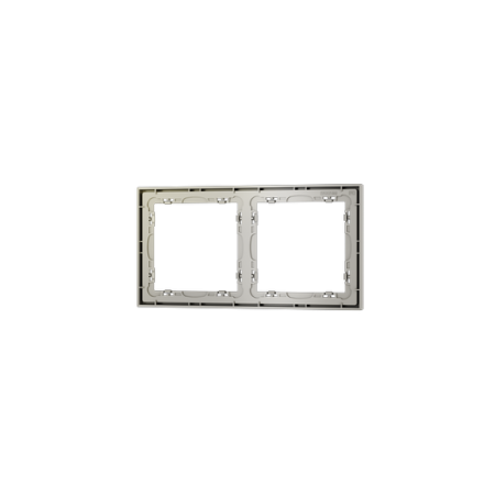 Рамка пластиковая Voltum S70 на 2 поста, (шелк)