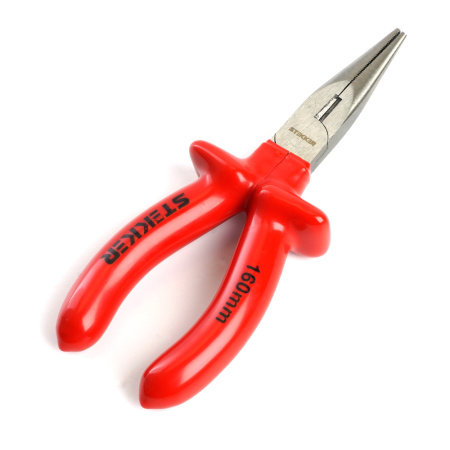 Длинногубцы диэлектрические STEKKER, 160мм, PLE2-160-S