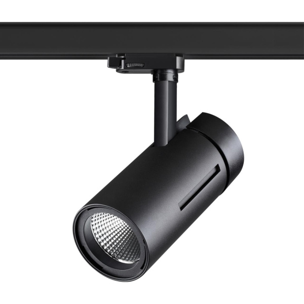 Трехфазный трековый cветильник IP20 LED 4000K 30W 175-245V DEP черный NOVOTECH