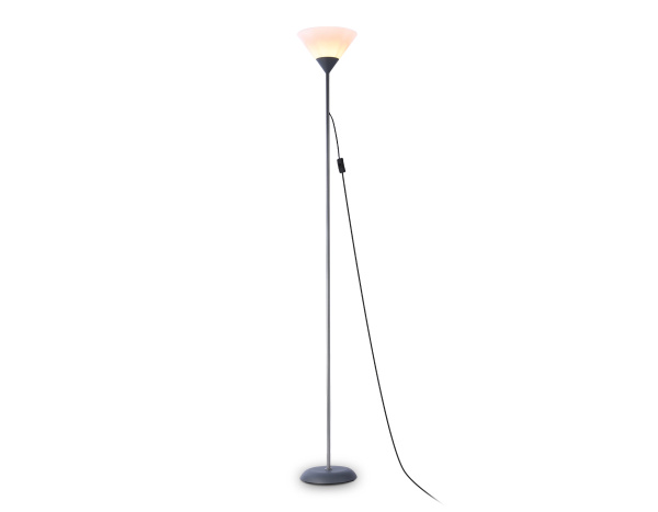 Светильник напольный с выключателем на проводе TR97615 SL серебро E27 max 40W D245*1760 Ambrella Light