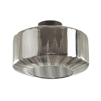 Св-к потолочный E27 1*60W BINGA дымчатый/черный ODEON LIGHT