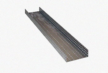 Лоток перфорированный ЛМ 150х65х2000 УТ1,5, оцинкованный лист, S1,5