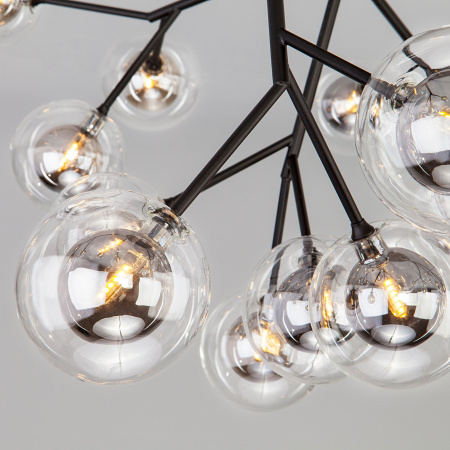 Потолочная люстра с плафонами 27*G4 3Вт черный IP20 Pallina (544 черный) Bogate's