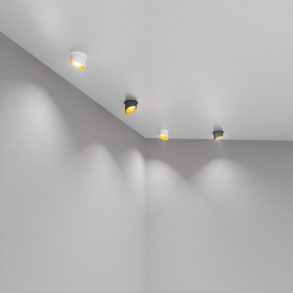 Встраиваемый точечный светильник 1*G5.3 золотой, черный IP20 (a040980) Elektrostandard