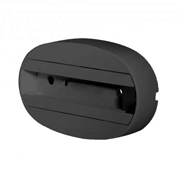 Чашка потолочного крепления. Однофазная. UBX-Q122 G81 BLACK 1 POLYBAG