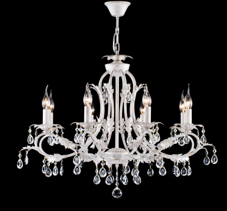 Люстра 8*E14 60Вт Белый с Золотом IP20 Dezi FR3040-PL-08-WG Freya