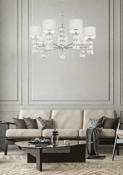 Люстра 7*E14 40Вт Хром IP20 Talento DIA008PL-07CH Maytoni