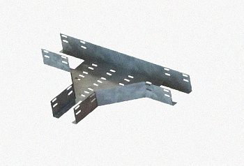 Лоток тройниковый перфорированный ОТ 200х80 УХЛ1, оцинкованный лист S1,5