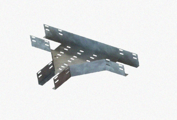Лоток тройниковый перфорированный ОТ 200х80 УХЛ1, оцинкованный лист S1,5