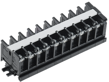 Блок зажимов наборный БЗН TK-030 4мм2 30А на DIN-рейку 10 пар IEK