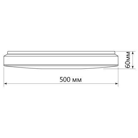 Светодиодный управляемый светильник накладной Feron AL1836 Plateau тарелка 72W 3000К-6000K белый