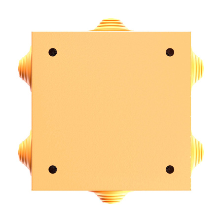 Коробка стальная FS с кабельными вводами и клеммниками, IP55, 150х150х80 мм, 4р, 450V, 32A, 10 мм2, нерж.контакт DKC