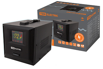 Стабилизатор напряжения СНР1-1-1,5 кВА электронный переносной TDM Стабилизатор напряжения СНР1-1-1,5 кВА электронный переносной TDM