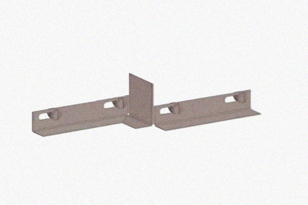 Соединитель-переходник замковый ПУгЛЗ 250х65 УТ1,5 (левый), горячее цинкование, S1,5