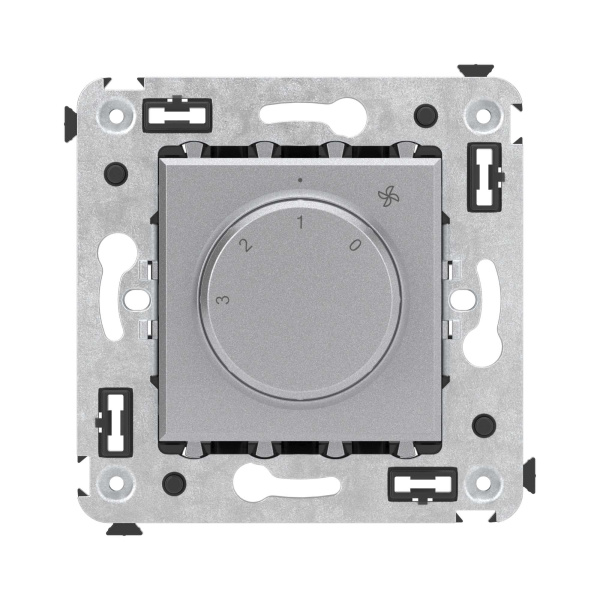 Механизм управления вентиляторами в стену, "Avanti", "Закаленная сталь" DKC