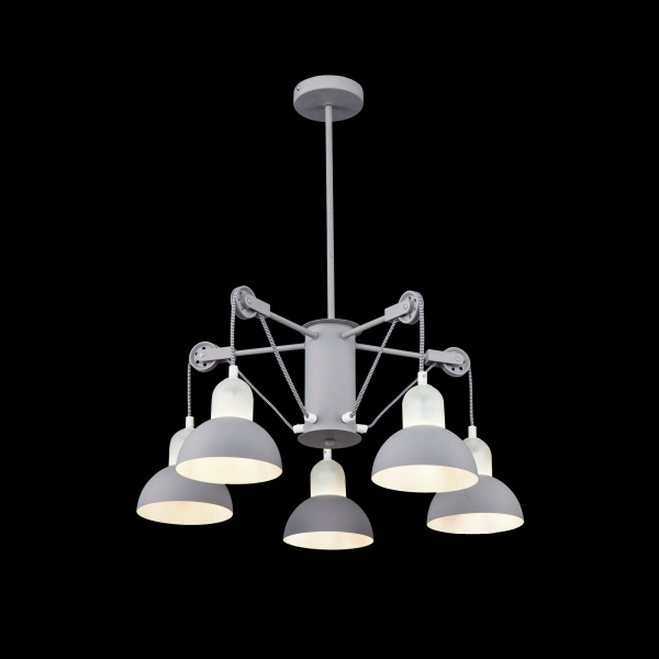 Люстра 5*E27 60Вт Серый IP20 Luisa FR5008PL-05GR Freya