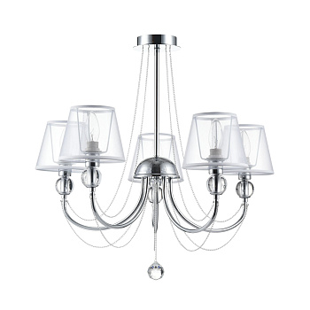 Люстра 5*E14 40Вт Хром IP20 Beverly FR5661-PL-05-CH Freya